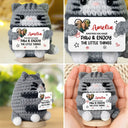 Pet Lovers,Pet Mom,Pet Dad,Pet Couple - Custom Photo You Are Pawesome - Personalized Doll Crochet With Custom Card
