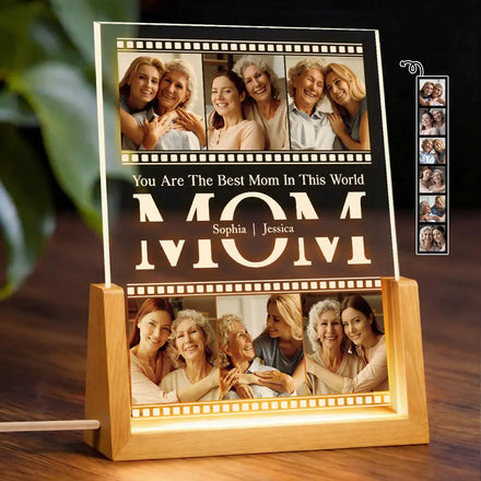 Custom Photo You Are The Best Mom In This World - Personalized Night Light