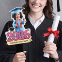 Graduation,Gift For Yourself,Gift For Women,Gift For Men,Gift For Daughter,Gift For Son,Gift For Sisters,Gift For Brothers,Gift For Bestie,Gift For Sibling,Happy - Custom Photo You Did It Congrats Graduation - Personalized Graduation Handheld Fan