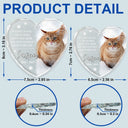 Christmas, Pet Lovers, Memorial, Custom Photo, Sad - Custom Photo You Would Have Lived Forever Pet Loss - Personalized Heart Shaped Glass Ornament