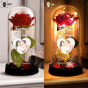 Gift For Couples, Gift For Husband, Gift For Wife, Gift For Boyfriend, Gift For Girlfriend, Love, Custom Photo - Custom Photo You & Me We Got This - Personalized Everlasting Rose Dome Lamp