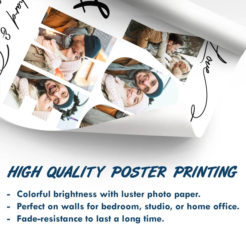 Custom Photo, Gift For Couples, Gift For Husband, Gift For Wife, Gift For Boyfriend, Gift For Girlfriend, Love - Custom Photo You & Me We Got This - Personalized Poster