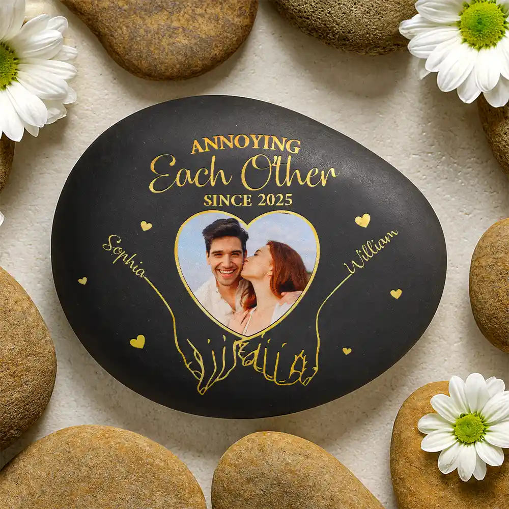 Gift For Couples,Gift For Husband,Gift For Wife,Gift For Boyfriend,Gift For Girlfriend,Love,Custom Photo - Custom Photo You & Me We Got This - Personalized Printed Rock