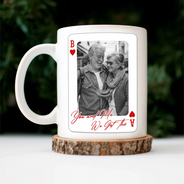 Gift For Couples, Old Couples, Gift For Husband, Gift For Wife, Gift For Boyfriend, Gift For Girlfriend, Love, Custom Photo - Custom Photo You & Me We Got This Playing Card - Personalized Mug