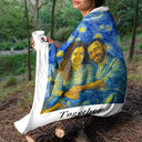 Gift For Couples,Gift For Husband,Gift For Wife,Gift For Boyfriend,Gift For Girlfriend,Love,Custom Photo - Custom Photo You & Me We Got This Under Starry Night - Personalized Fleece Blanket, Sherpa Blanket