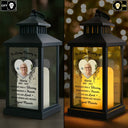 Memorial,Sad,Family,Parents,Gift For Grandparents - Custom Photo Your Life Was A Blessing Memorial - Personalized LED Candle Lantern