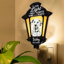 Gift For Yourself,Gift For Women,Gift For Men,Family,Pet Lovers,Dog Lovers,Cat Lovers,Memorial,Sad - Custom Photo Your Light Will Always Shine - Personalized Plug-in Night Light