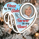 Gift For Yourself,Memorial,Sad,Christmas - Custom Photo Your Wings Were Ready - Personalized 2-Layered Mix Ornament