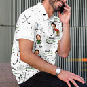 Custom Photo Best Dad Papa By Par - Personalized Polo Shirt