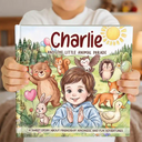 Custom Photo Kid's Adventure Little Animal Parade Colored Sketch - Personalized Story Picture Book