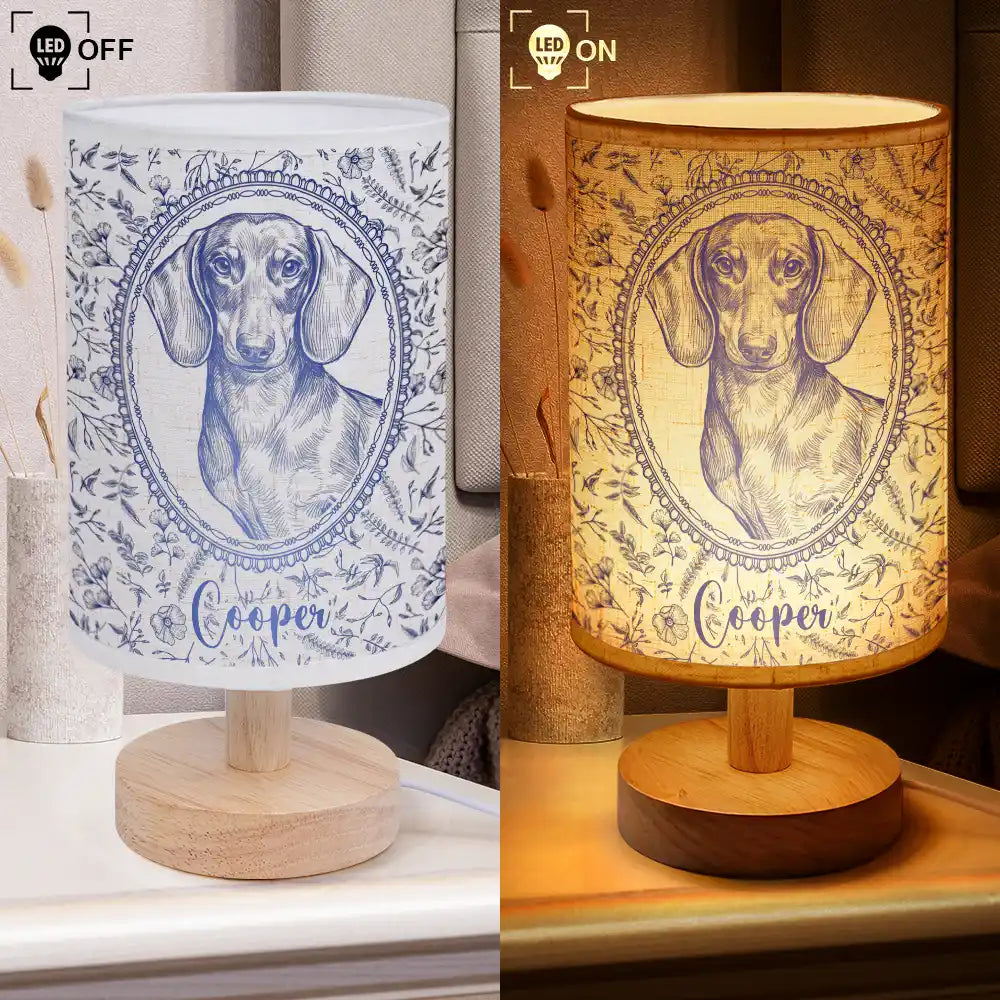 Art Design,Pet Memorial,Cozy,Pet Lovers,Memorial,Photo - Pencil Sketch - Remove BG - Custom Photo Pencil Sketch Dog Cat Pet Portrait Toile Remembrance - Personalized Fabric Lamp