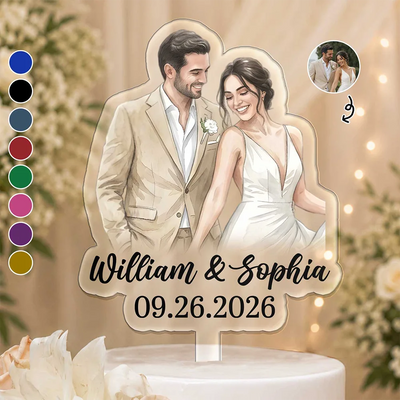 Acrylic Cake Topper