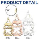 Gift For Kids,Gift For Grandkids,New baby,Christmas,Love - Cute Christmas Ornament For Kid Baby - Personalized DIY Mirror Acrylic Ornament