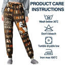 Reading, Gift For Yourself, Gift For Women, Happy - Cute Ghost Just A Girl Who Loves Books - Personalized Pajama Pants