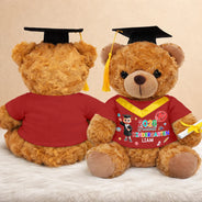 Graduation,Gift For Grandkids,Gift For Kids,Happy,Vector - Cute Graduation Kid Kindergarten Preschool - Personalized Teddy Bear