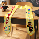 Gift For Kids, Gift For Grandkids, Grandpa - Grandkids, Grandma - Grandkids, Graduation, Happy - Cute Graduation Kid Kindergarten Preschool - Personalized Kid Graduation Stole