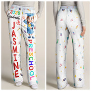 Graduation,Gift For Grandkids,Gift For Kids,Happy - Cute Graduation Kid Kindergarten Preschool - Personalized Pajama Pants