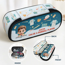 Gift For Kids, Back To School - Cute Kid Can Be Doctor Teacher Firefighter Astronaut - Personalized Pencil Case