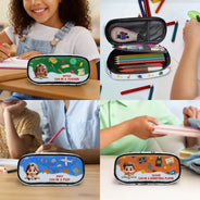 Gift For Kids, Back To School - Cute Kid Can Be Doctor Teacher Firefighter Astronaut - Personalized Pencil Case