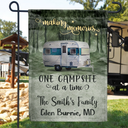Personalized Camping Making Memories Custom RV Customized Flag