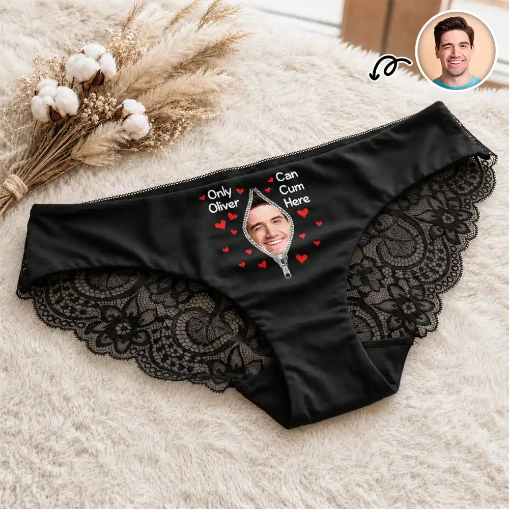 Wedding Anniversary,Gift For Wife,Humorous,Custom Photo,Gift For Couples,Upload Full Photo - Custom Photo Only You Can Insert Here Anniversary Funny - Personalized Panty
