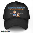 Pet Lovers,Dog Lovers,Cat Lovers,Funny - A Man And His Dog Because People Suck 3D Effect - Personalized Classic Cap