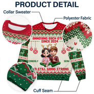 Gift For Couples,Funny,Christmas - Annoying Each Other Since Year 3D Effect Couple - Personalized Unisex Ugly Sweater