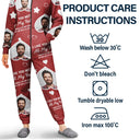 Gift For Couples,Funny - Custom Photo Funny I Love You With All My Heart - Personalized Overall Onesie Hooded Jumpsuit