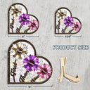 Gift For Mother,Gift For Grandma,Love,Happy - First Mom Then Grandma Now Great Grandma - Personalized 2-Layered Wooden Plaque With Stand