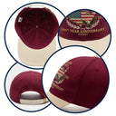 Happy,Independence Day,Gift For Men,Gift For Yourself,Gift For Women,America 250th,Proud - Faux Embroidery Effect Patriotic USA 250th Anniversary - Personalized Two Tone Cap