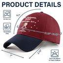 Happy,Gift For Father,Gift For Grandpa,Gift For Men,Photo,Adorable - Custom Photo This Awesome Dad Grandpa Belongs To - Personalized Two Tone Cap