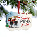 Home Is Where - Gift For Camping Lovers - Personalized Custom Wooden Ornament, Aluminum Ornament