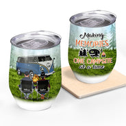 Camping Partner For Life - Gift For Camping Lover - Personalized Custom Wine Tumbler