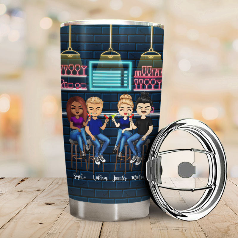 I'll Bring The Alcohol & I'll Bring The Bad Decisions - Gift For Besties - Personalized Custom Tumbler