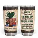 Dream Breaking Awesome - Gift For Father And Mother In Law - Personalized Custom Tumbler