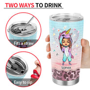 Aunticorn Like Other Aunt - Gift For Aunties - Personalized Custom Tumbler