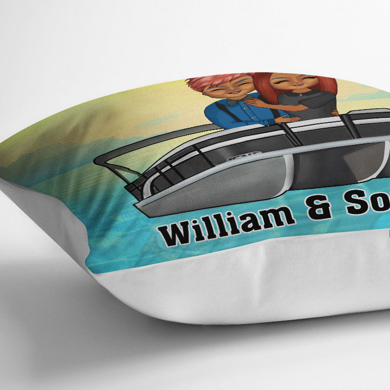 Hold Your Hand At 80 - Gift For Pontoon Couple - Personalized Custom Pillow