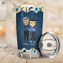 My Favorite People Call Me Grandpa Dad Gift - Personalized Custom Tumbler