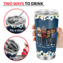 My Favorite People Call Me Grandpa Dad Gift - Personalized Custom Tumbler