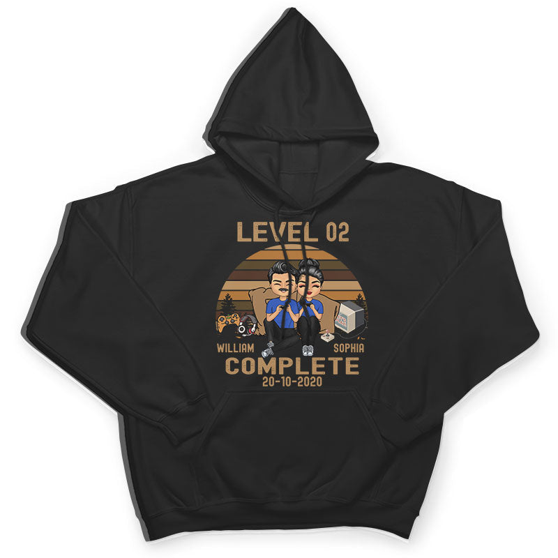 Level Complete - Gift For Couples - Personalized Custom T Shirt