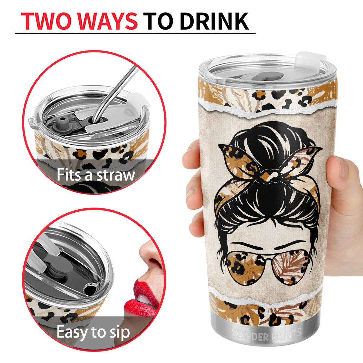 Wander Prints Mother Gifts, Gifts For Mother-in-law, Step Mom, Grandma, Mother's Day, Birthday Gifts - She Believed She Could And She Almost Did - Gift For Mom - Custom Tumbler, Travel Cup, Insulated 20oz Cup