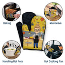 This Can Cook - Gift For Him, Gift For Father - Personalized Oven Mitts, Pot Holder