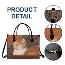 Custom Photo Dog Face - Gift For Pet Lovers - Personalized Leather Bag
