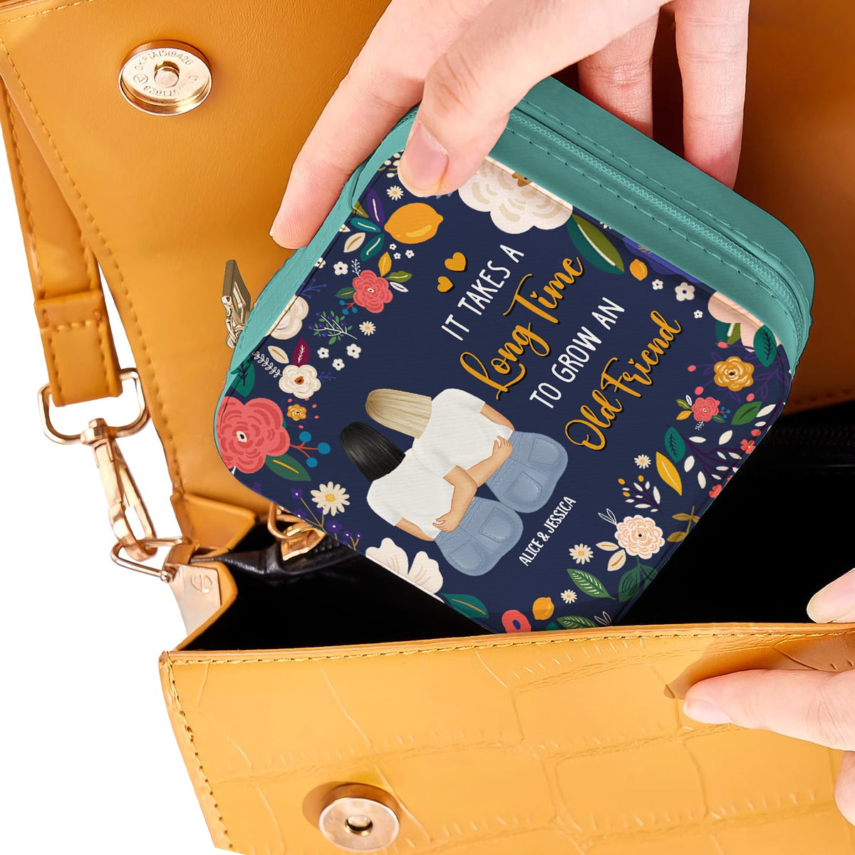 Take A Long Time To Grow - Gift For Besties - Personalized Jewelry Box