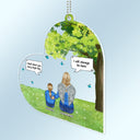 It's So Hard To Live Without You - Memorial Gift - Personalized Acrylic Car Hanger