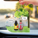 It's So Hard To Live Without You - Memorial Gift - Personalized Acrylic Car Hanger