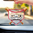 Baseball Mom - Gift For Sport Mom, Baseball, Softball Mom - Personalized Acrylic Car Hanger