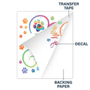 Custom Photo Dog Mom - Gift For Dog Lovers - Personalized Decor Decal