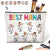 Custom Photo Best Nana Grandma Title - Birthday, Loving Gift For Grandmother, Mother, Mom - Personalized Cosmetic Bag