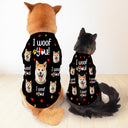 Custom Photo I Woof You - Gift For Dog Lovers - Personalized Pet Shirt